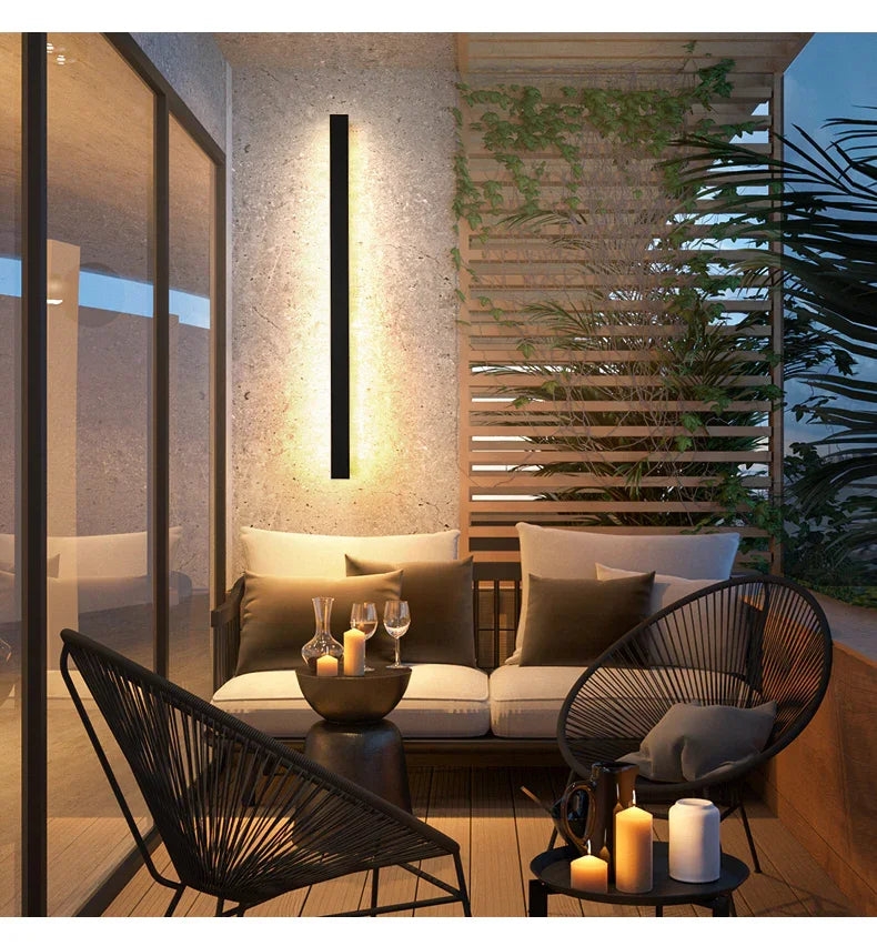 Linear LED Wall Light IP65 Rated Indoor and Outdoor