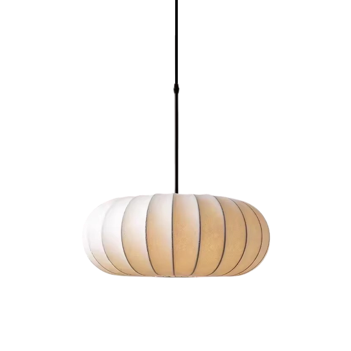 Pleated Wabi Sabi Pendant Light E27 for Dining Rooms