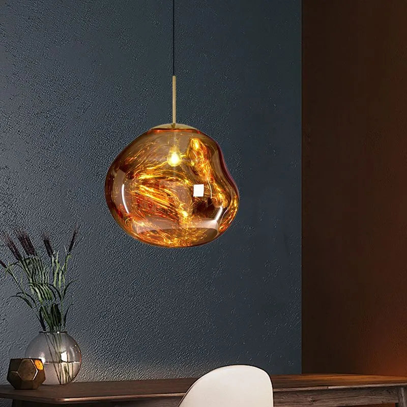 Hanging Pendant Light Metal Acrylic Ceiling Light