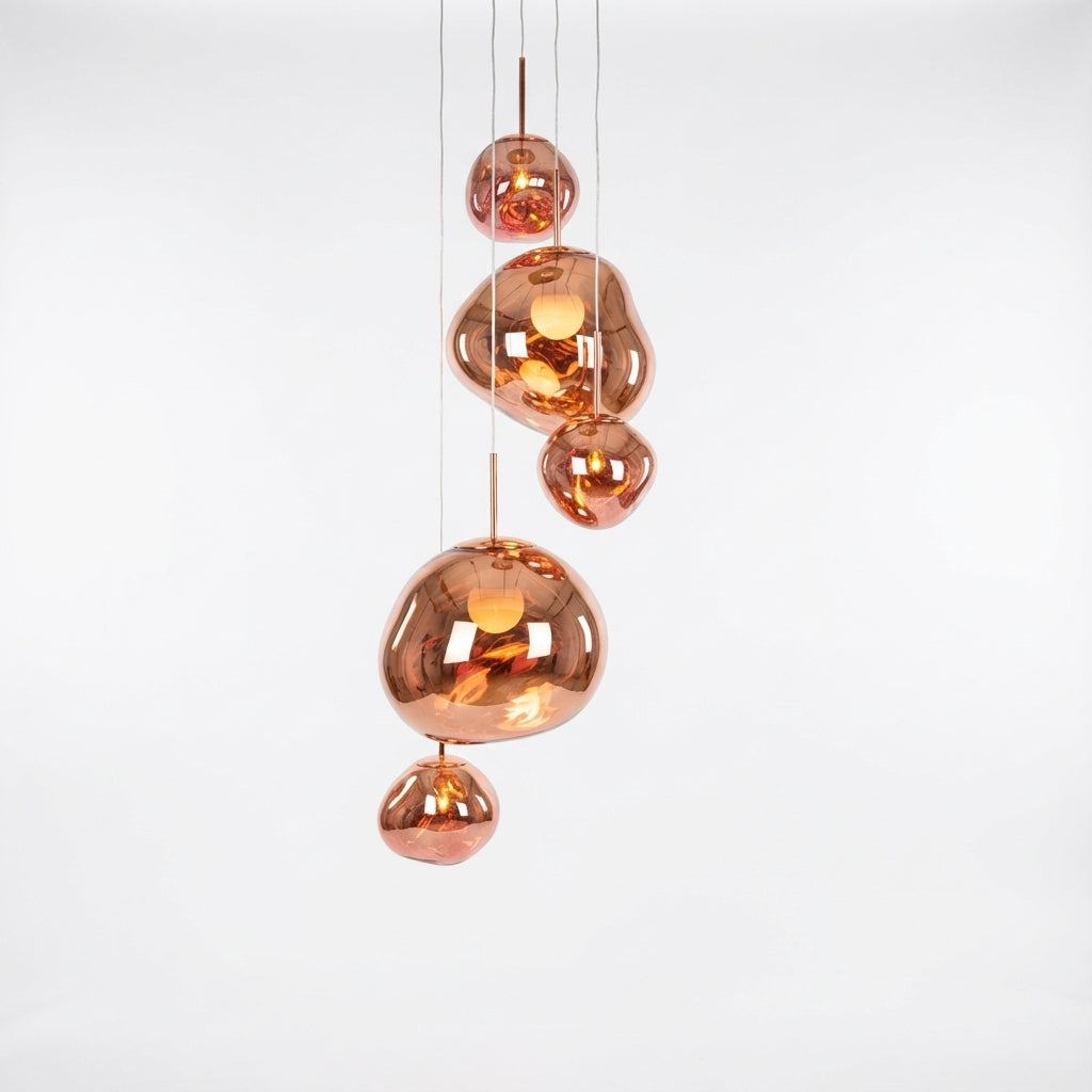 Hanging Pendant Light Metal Acrylic Ceiling Light