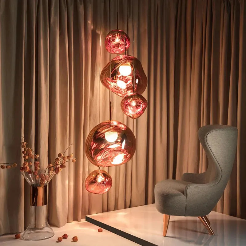 Hanging Pendant Light Metal Acrylic Ceiling Light