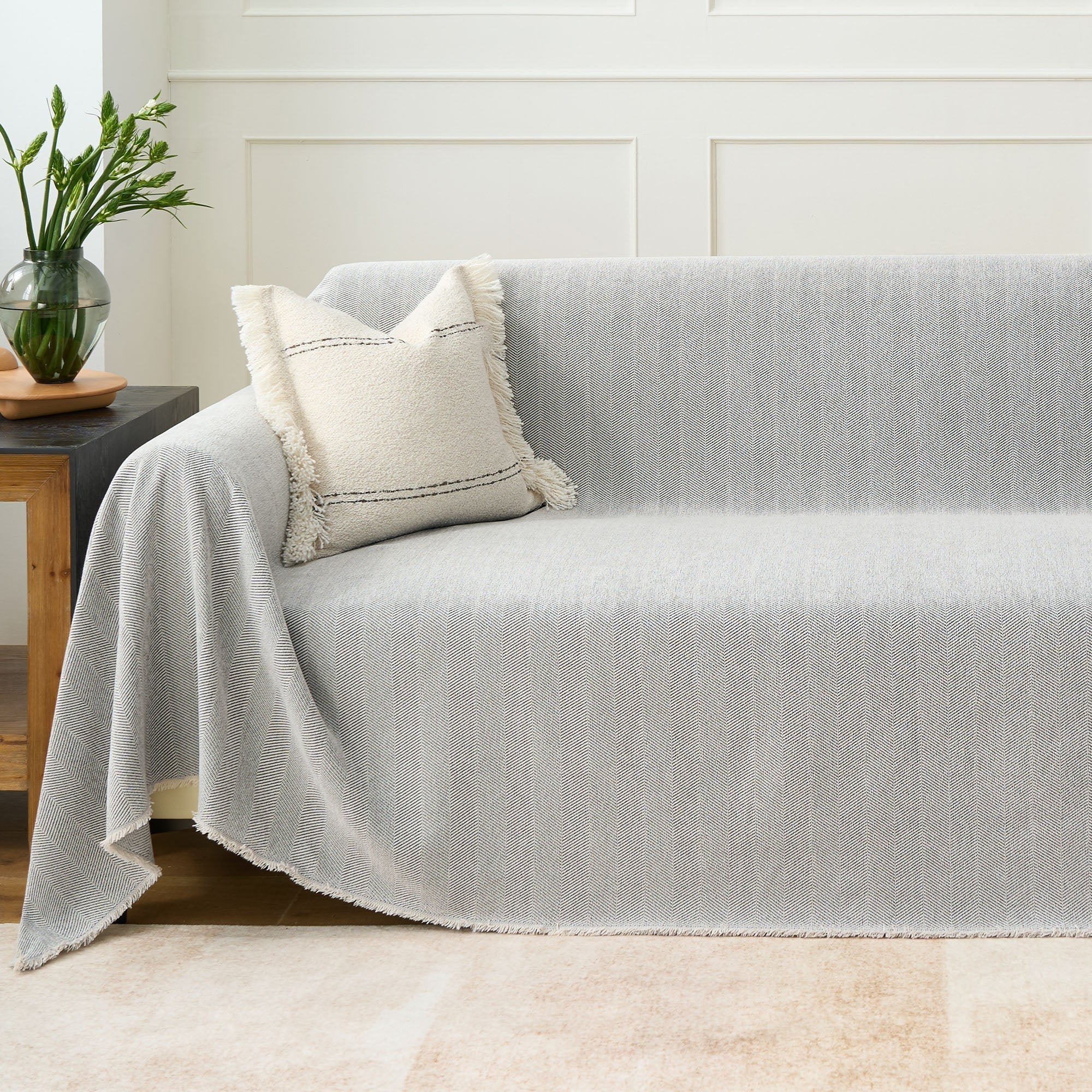 Herringbone Sofa Cover Pet Furniture Protector Couch Cover