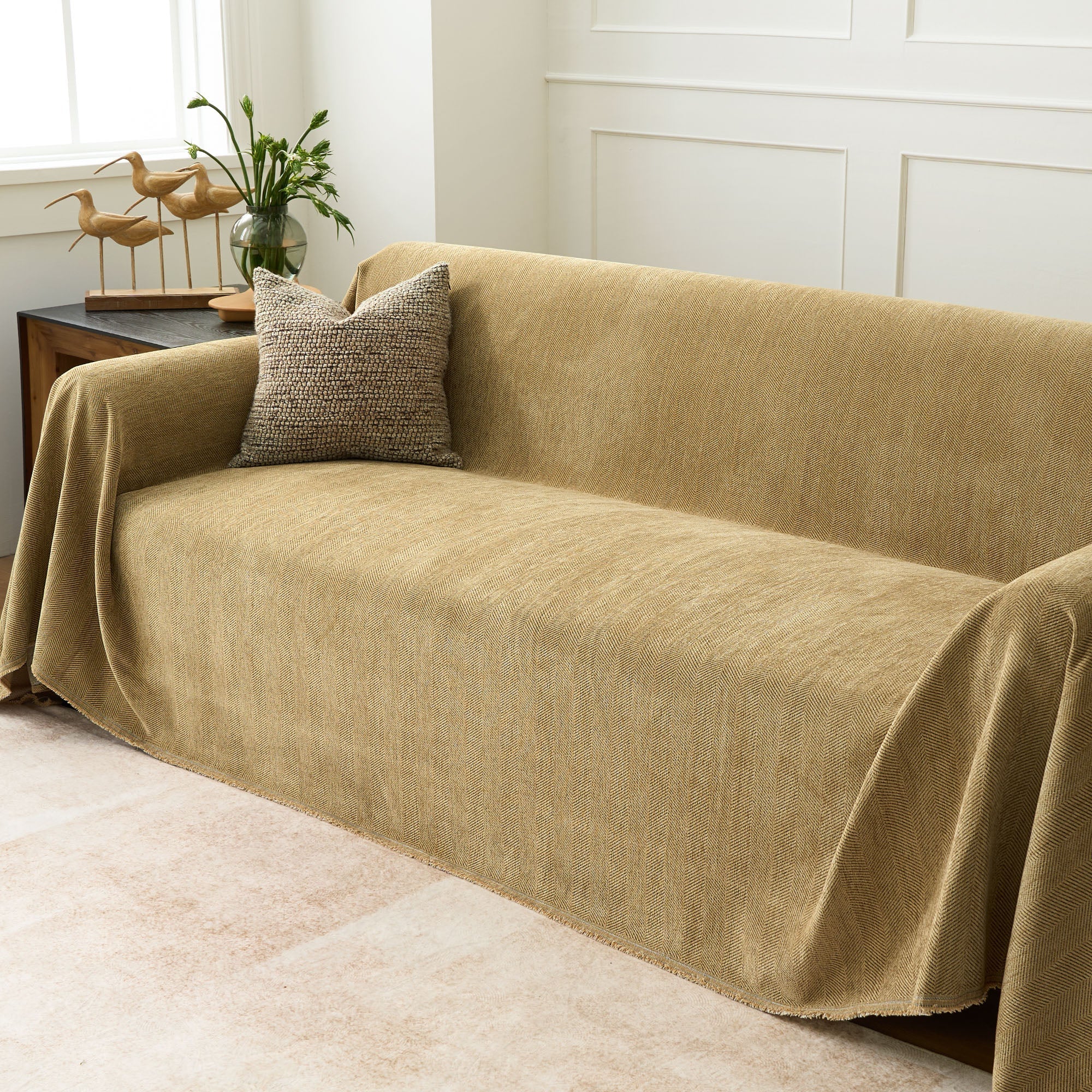 Herringbone Sofa Cover Pet Furniture Protector Couch Cover