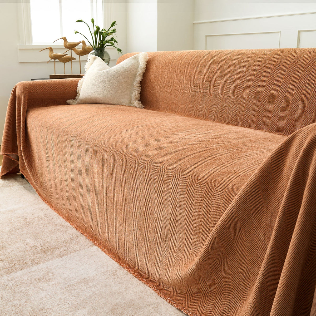 Herringbone Sofa Cover Pet Furniture Protector Couch Cover