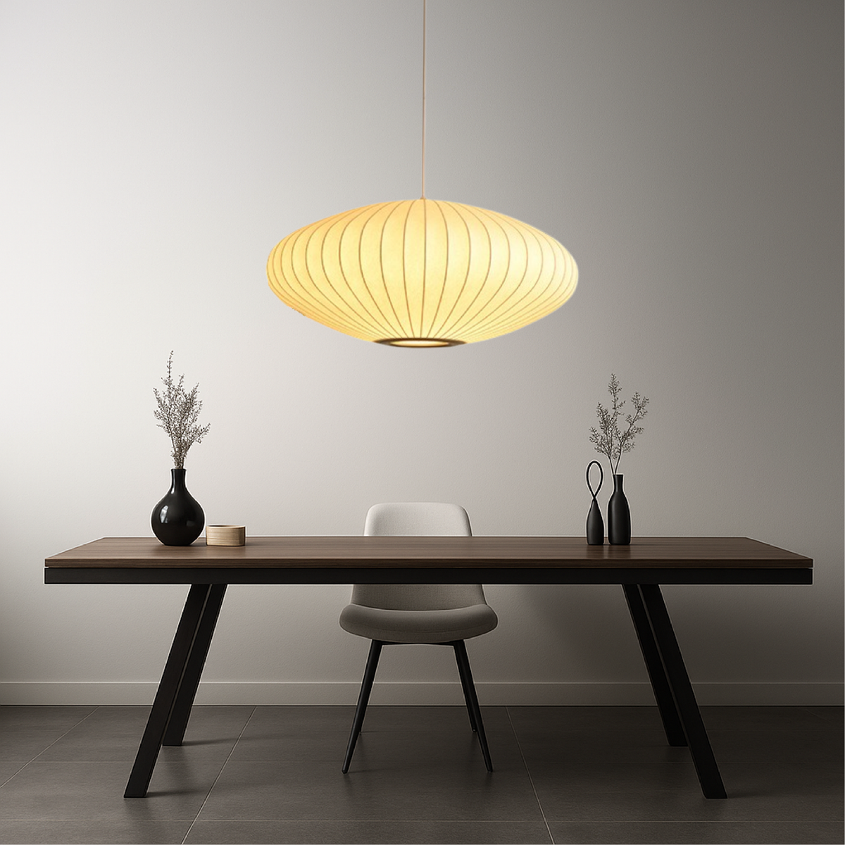 Sculptural Pendant Light E27 Five Sizes for Kitchen Islands