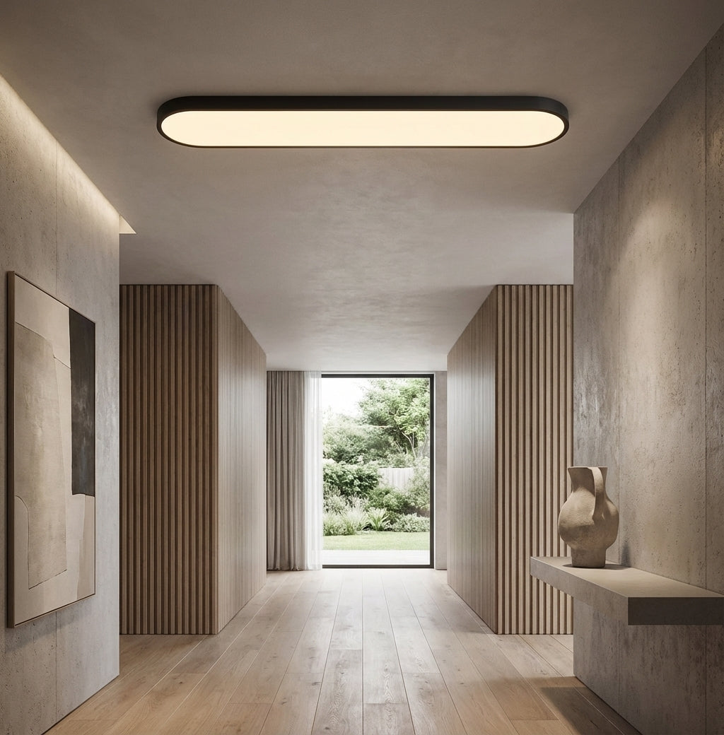 LED Flush Mount Ceiling Light with Acrylic Diffuser