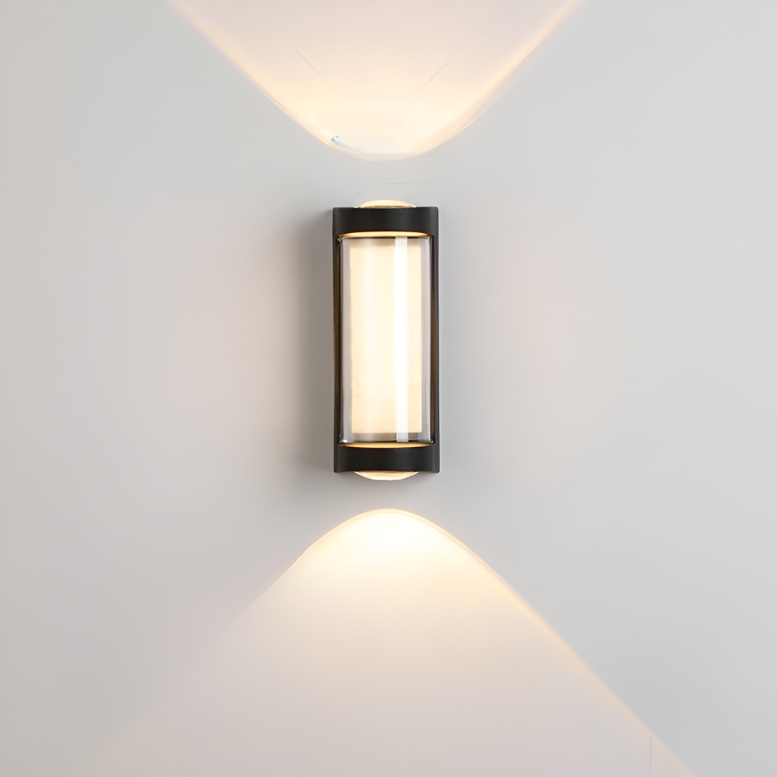 Outdoor Wall Light LED Up Down Acrylic Minimalist Garden Patio Porch Entryway