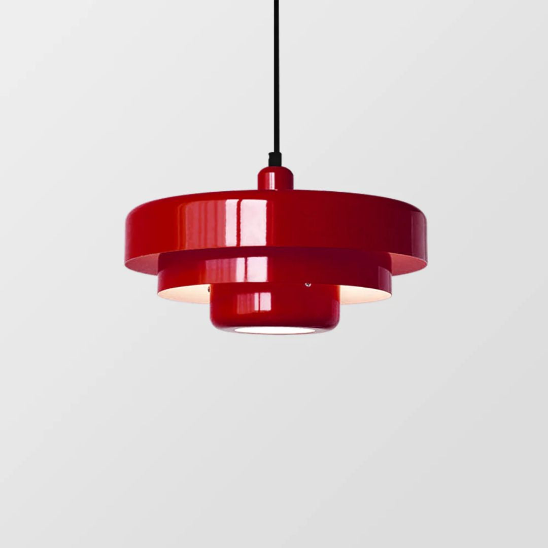Layered Metal Hanging Pendant Light