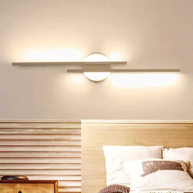 Linear LED Wall Sconce with Metal Frame