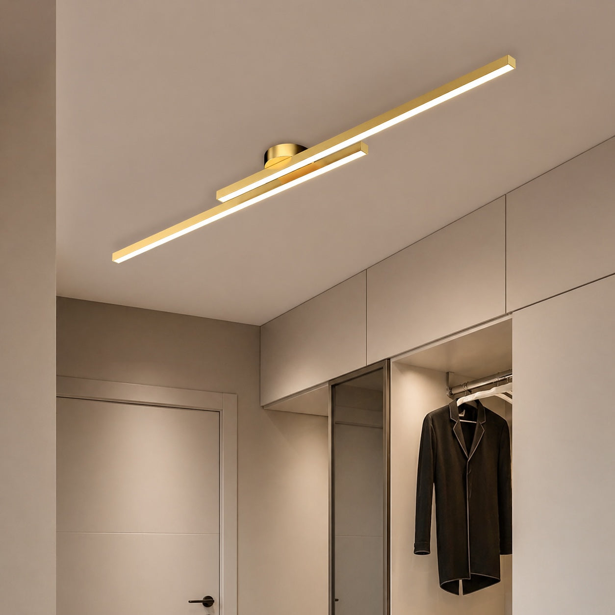 Linear LED Ceiling Light with Aluminum Frame