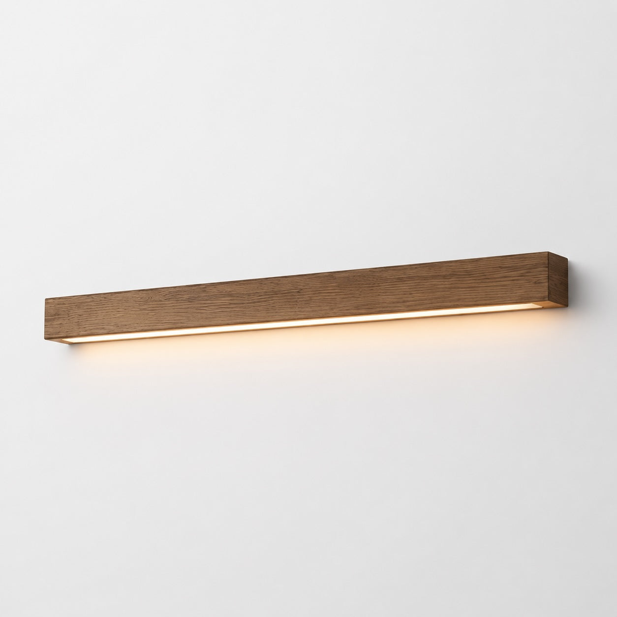 Linear Wood Wall Light with Integrated LED