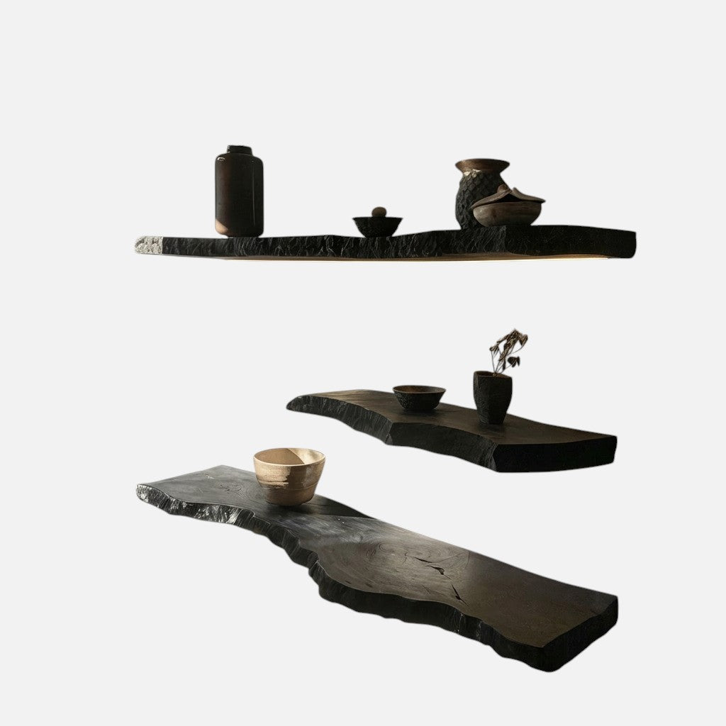 Live Edge Floating Wall Shelf