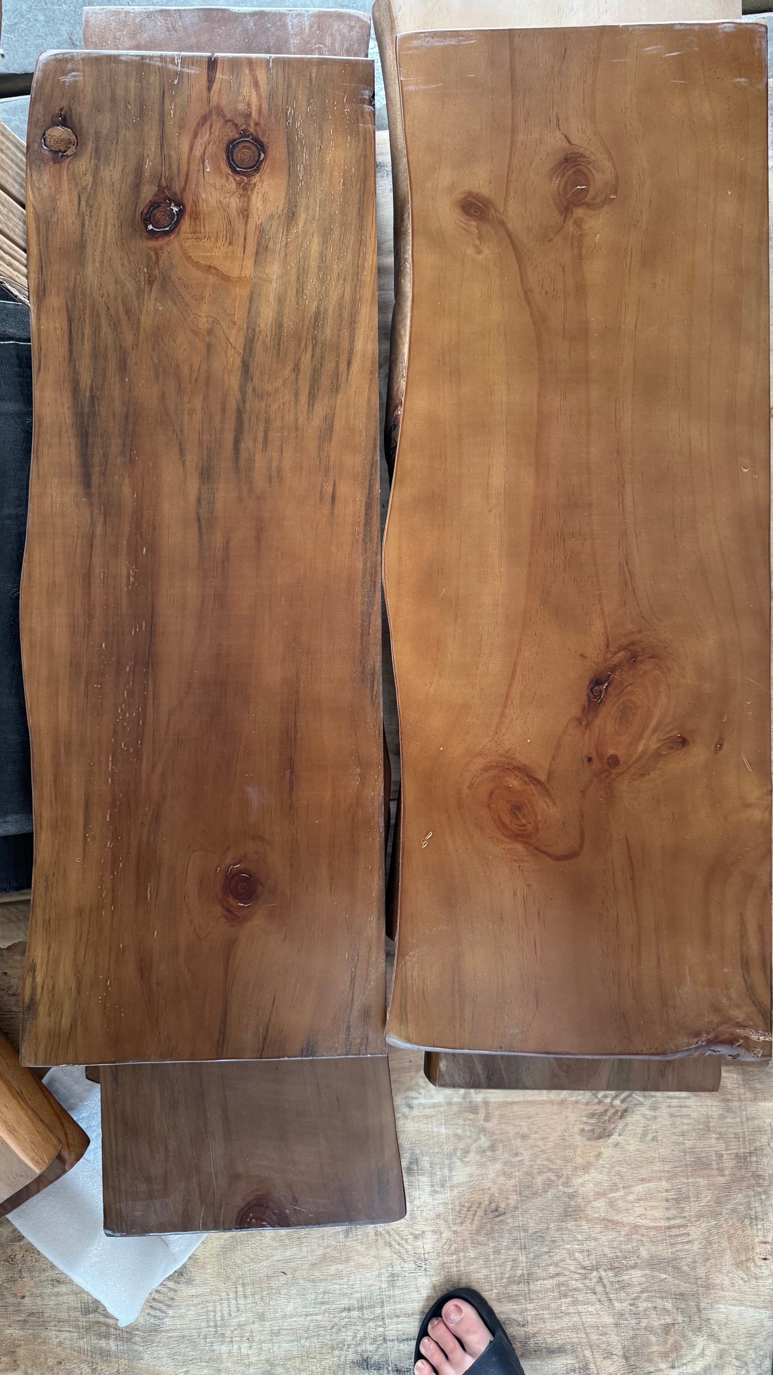 Live Edge Wood Shelves Wall Mounted