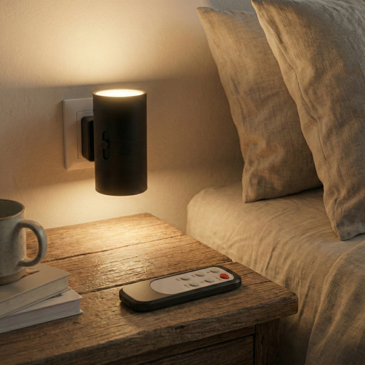 Night Light Plug In LED Dusk to Dawn Sensor Dimmable Hallway Bedroom Nursery