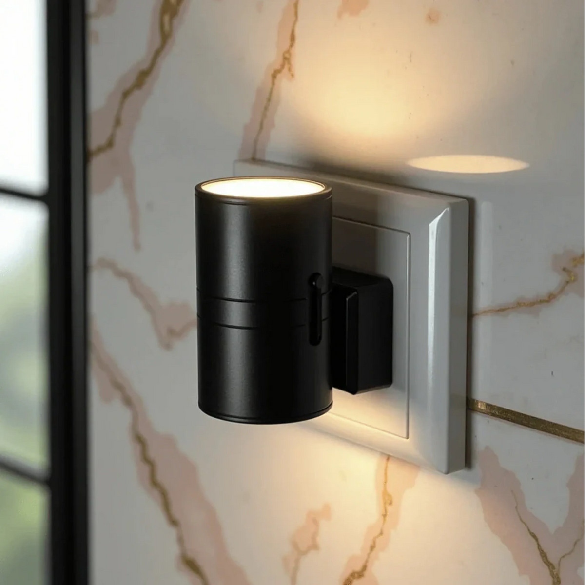Night Light Plug In LED Dusk to Dawn Sensor Dimmable Hallway Bedroom Nursery