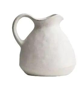 Matte Ceramic Pitcher Vase