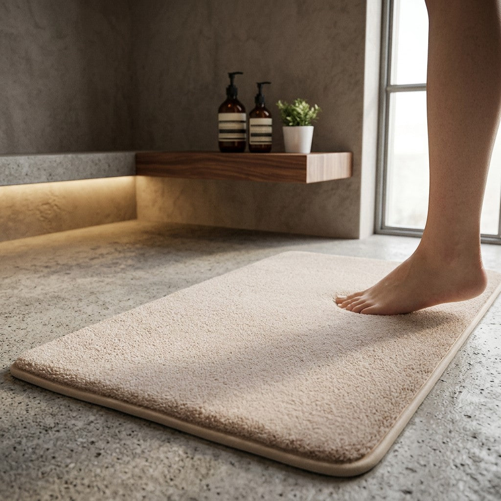 Memory Foam Bath Mat with Non Slip Backing