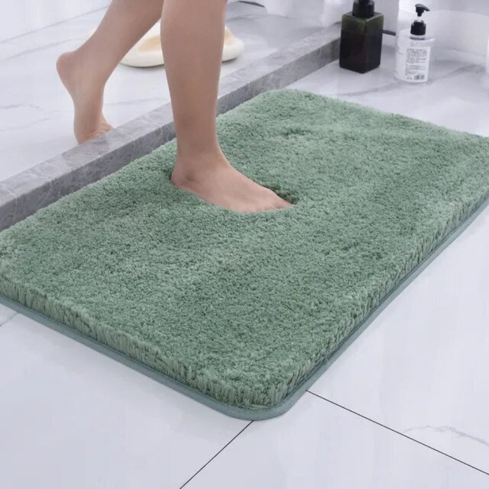Microfibre Bath Rug with Non Slip Backing