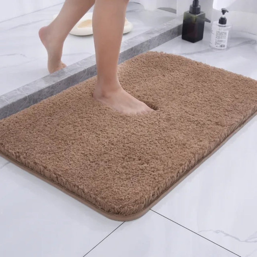 Microfibre Bath Rug with Non Slip Backing