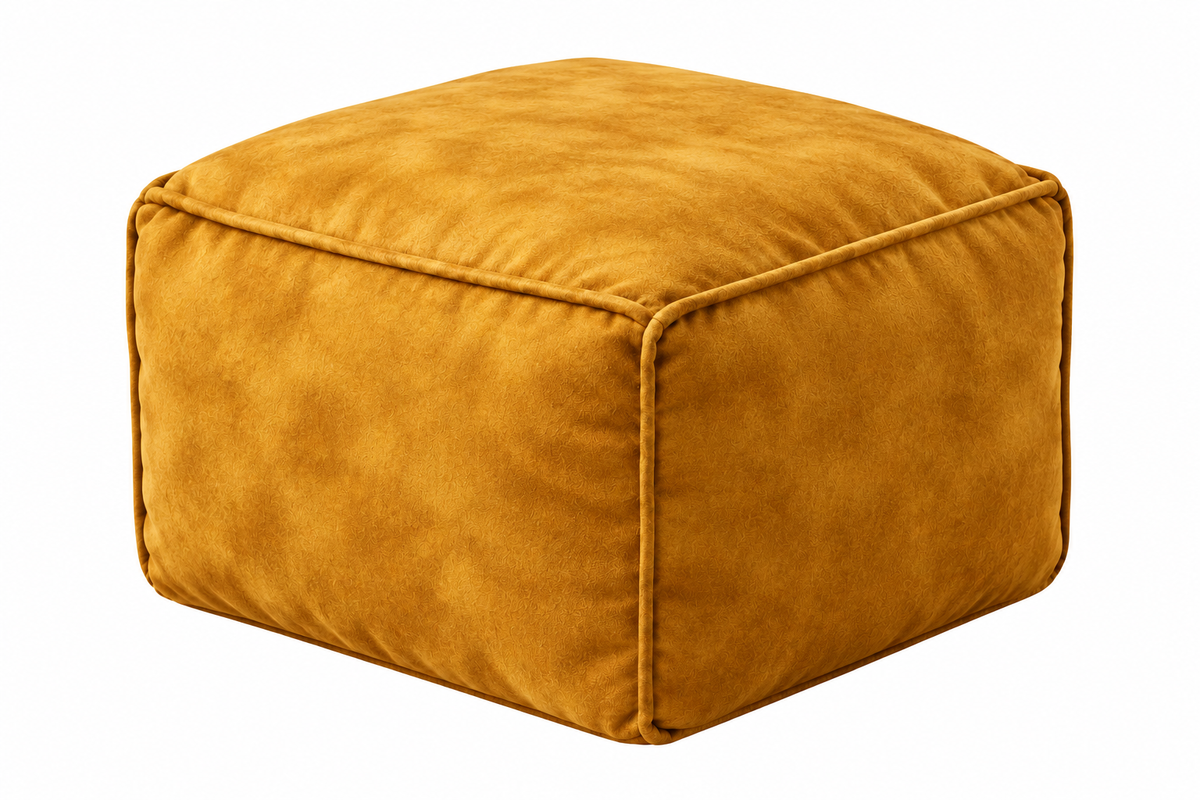 Bean Bag Sofa Cover Ergonomic Lounge Seat with Matching Stools