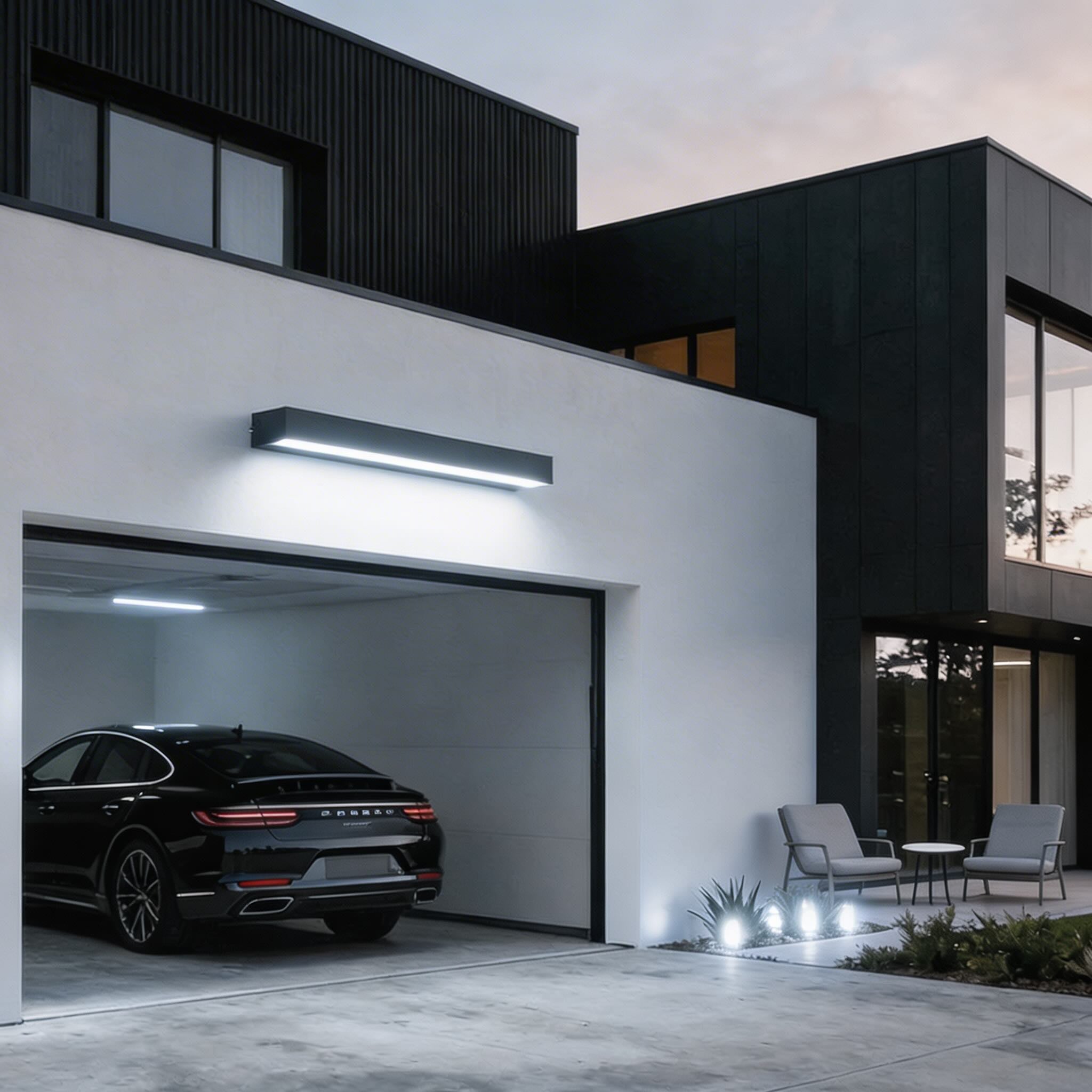 Outdoor Linear Aluminum LED Wall Light