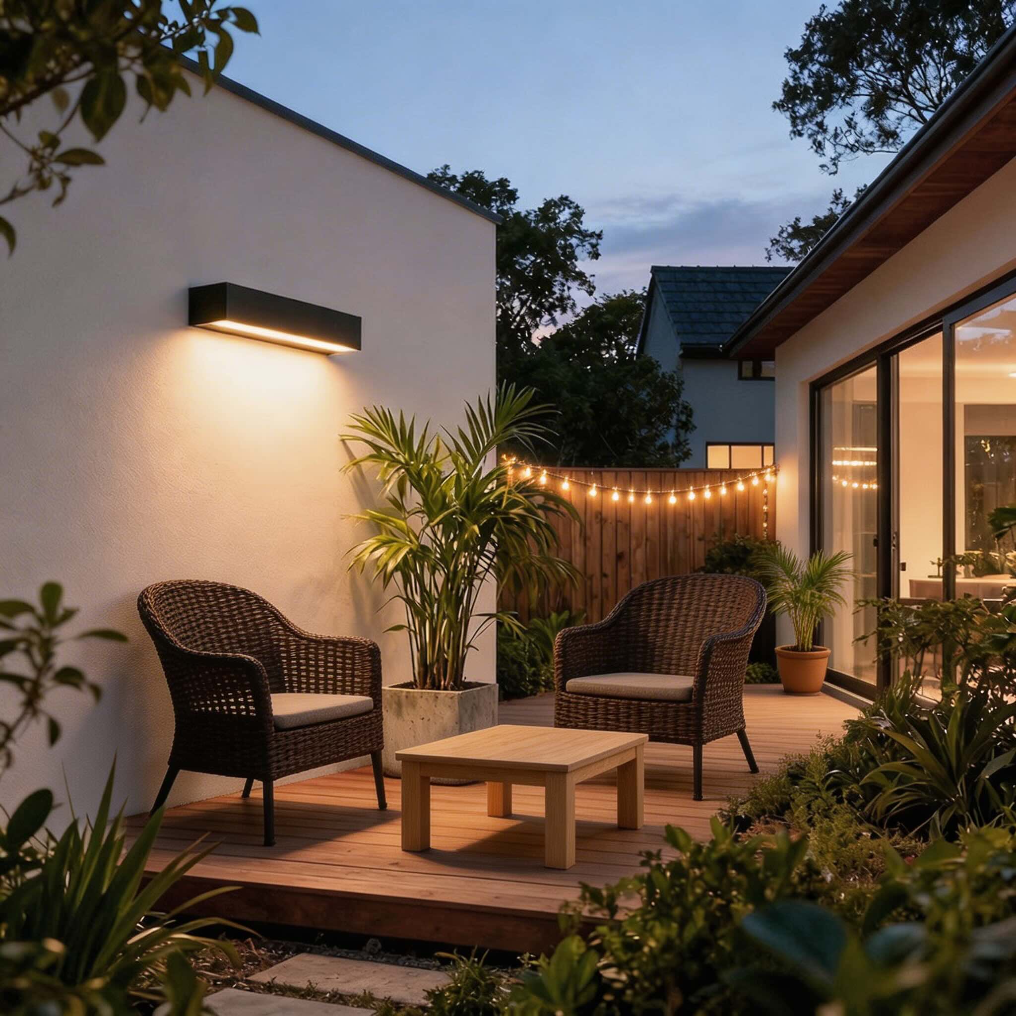 Outdoor Linear Aluminum LED Wall Light