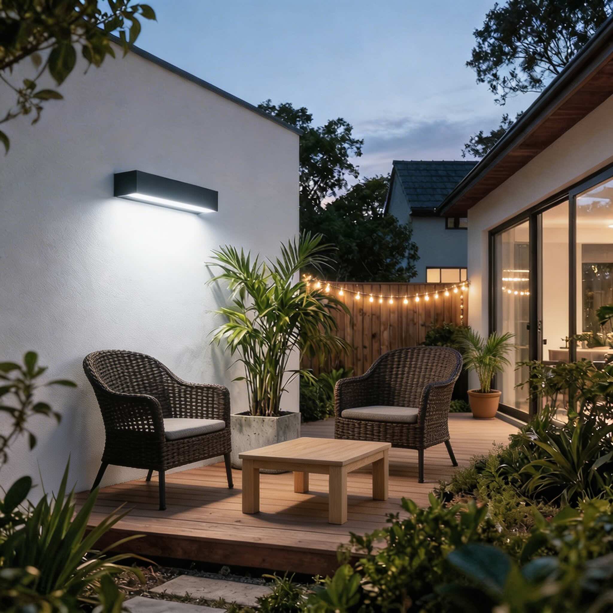 Outdoor Linear Aluminum LED Wall Light