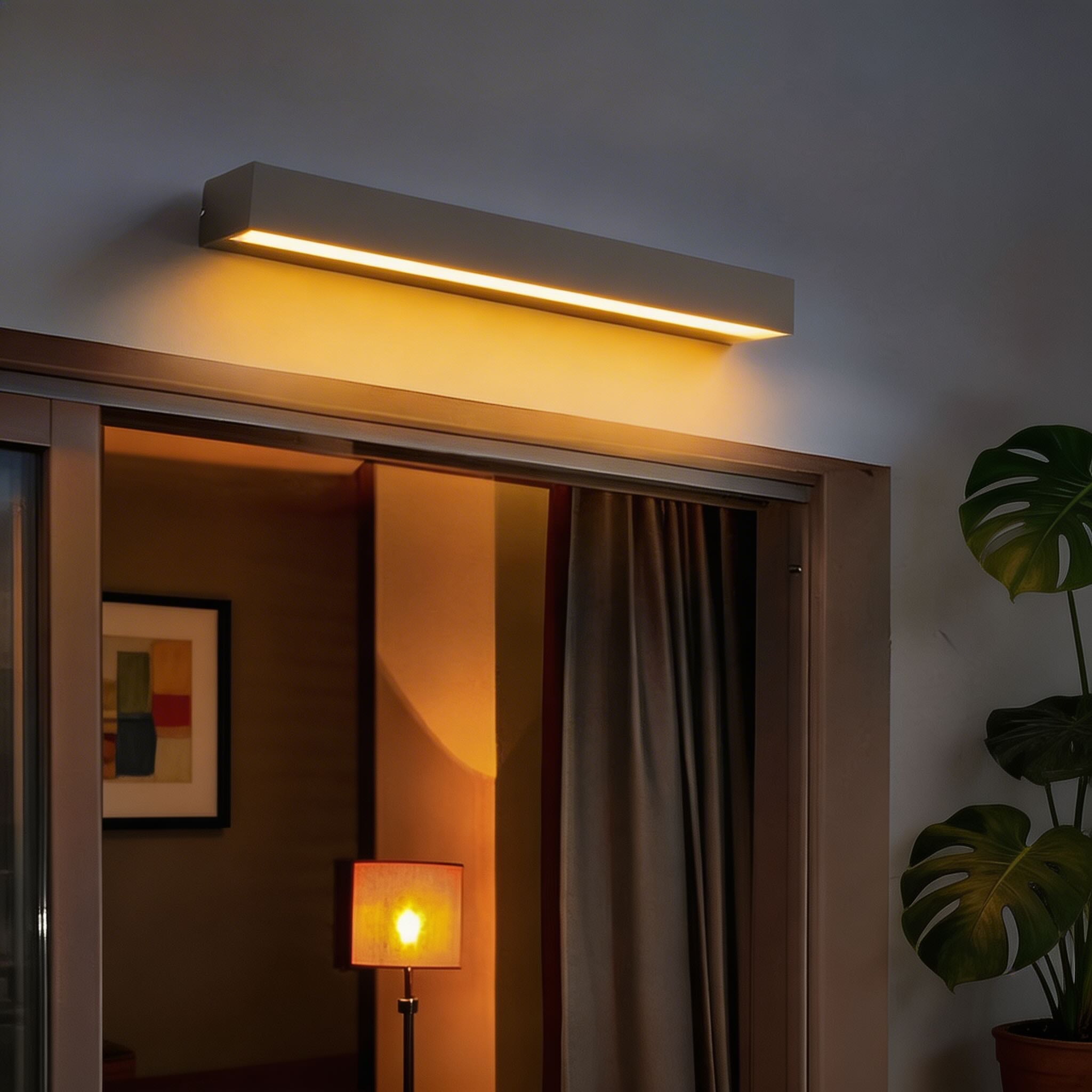 Outdoor Linear Aluminum LED Wall Light
