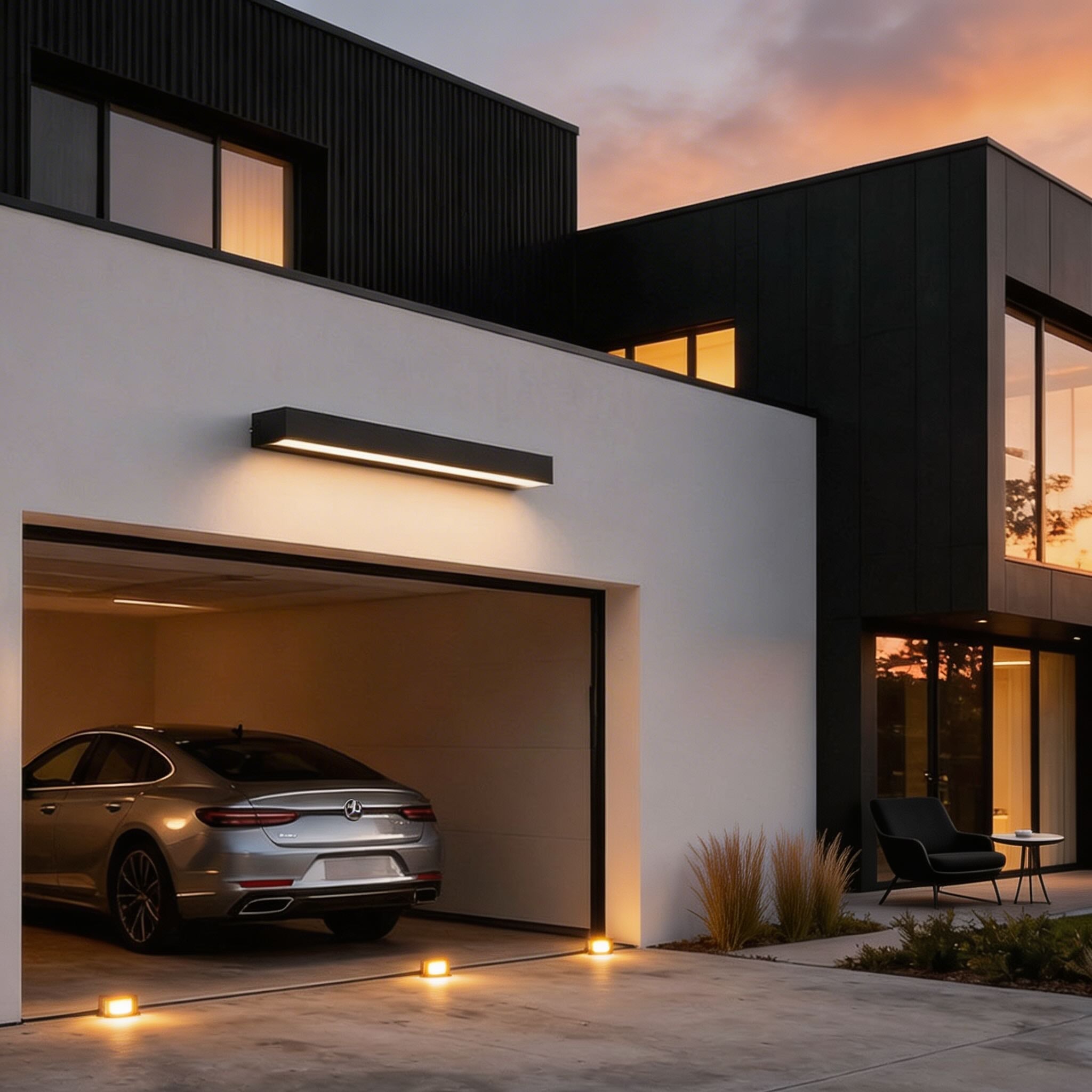 Outdoor Linear Aluminum LED Wall Light