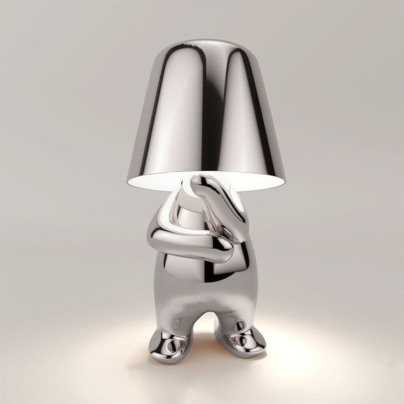 Rechargeable LED Table Lamp with Character Figurine Base