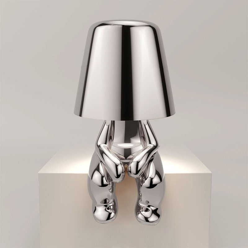 Rechargeable LED Table Lamp with Character Figurine Base