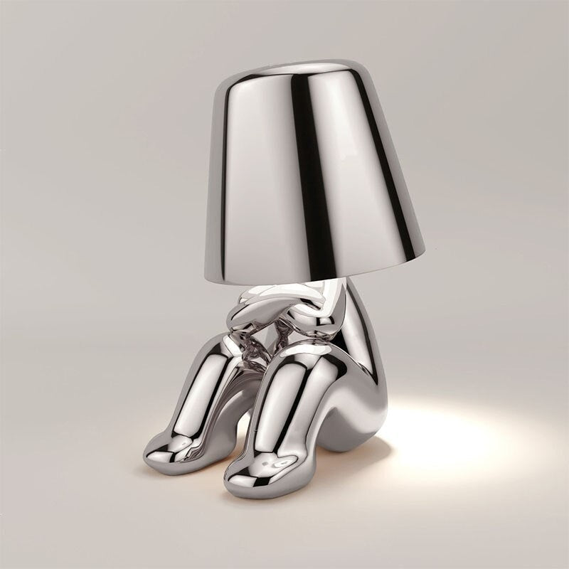 Rechargeable LED Table Lamp with Character Figurine Base