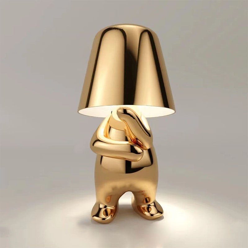 Rechargeable LED Table Lamp with Character Figurine Base