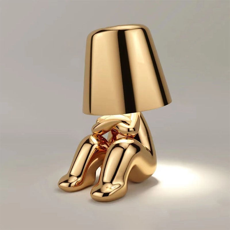 Rechargeable LED Table Lamp with Character Figurine Base
