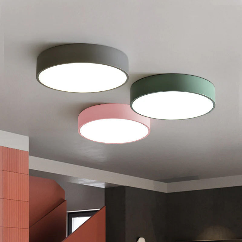 Round Flush Mount LED Ceiling Light