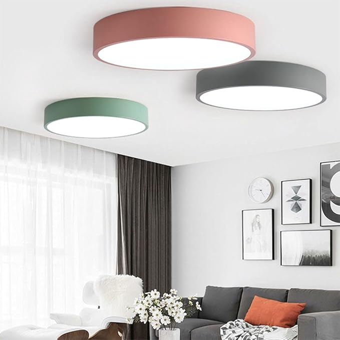 Round Flush Mount LED Ceiling Light