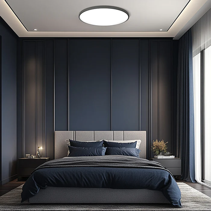 Round LED Flush Mount Ceiling Light