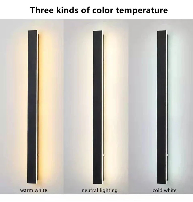 Linear LED Wall Light IP65 Rated Indoor and Outdoor