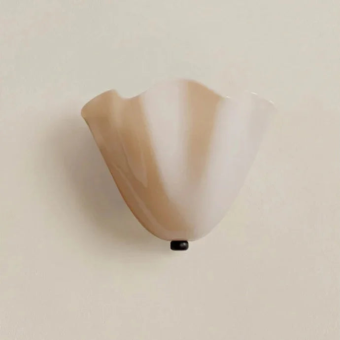 Coloured Frosted Glass Wall Lamp E14 for Bedside and Hallway