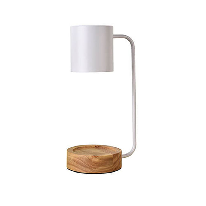 Table Lamp Wood Melting Wax Dimmable Timer Japanese Bedside Bedroom Study Night Light