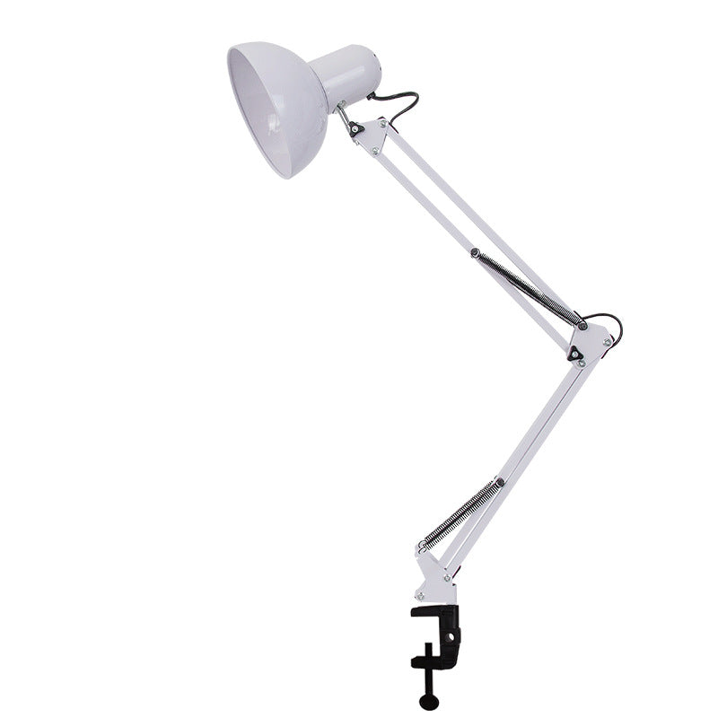 Table Lamp Clip On Retractable Long Arm Adjustable Bedside Desk Reading Light