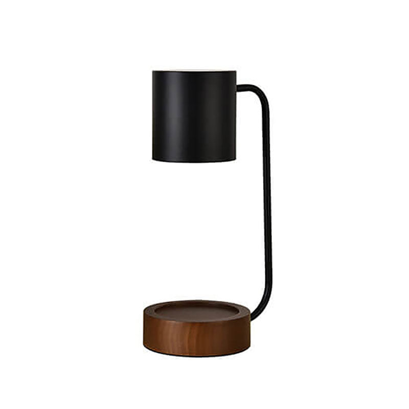 Table Lamp Wood Melting Wax Dimmable Timer Japanese Bedside Bedroom Study Night Light