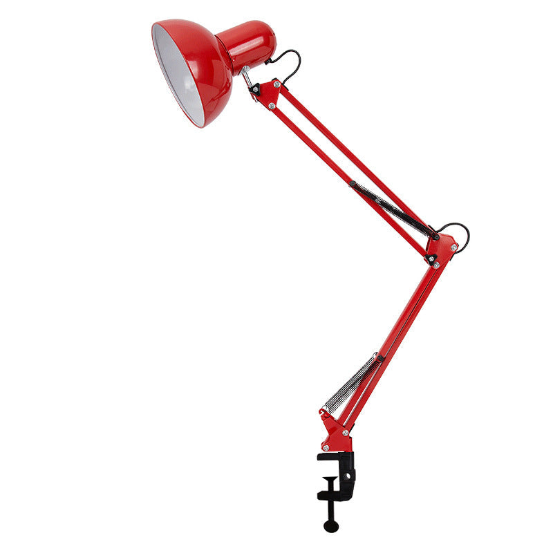Table Lamp Clip On Retractable Long Arm Adjustable Bedside Desk Reading Light