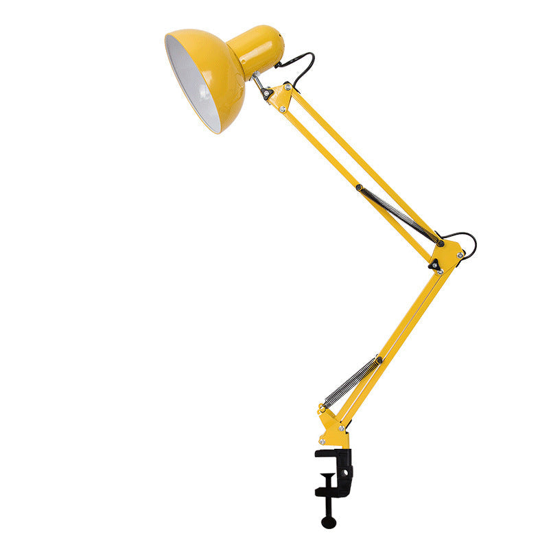 Table Lamp Clip On Retractable Long Arm Adjustable Bedside Desk Reading Light