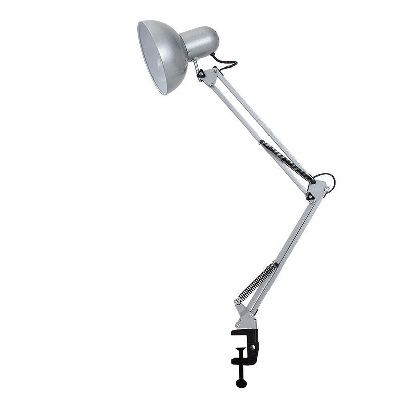 Table Lamp Clip On Retractable Long Arm Adjustable Bedside Desk Reading Light