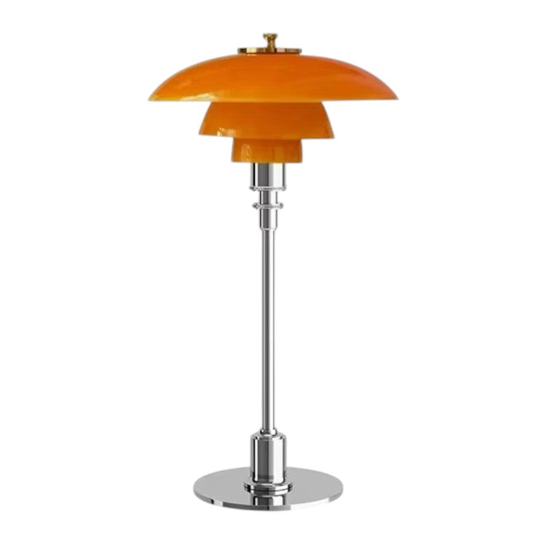 Iron and Glass Table Lamp E27 Bedside and Desk Light