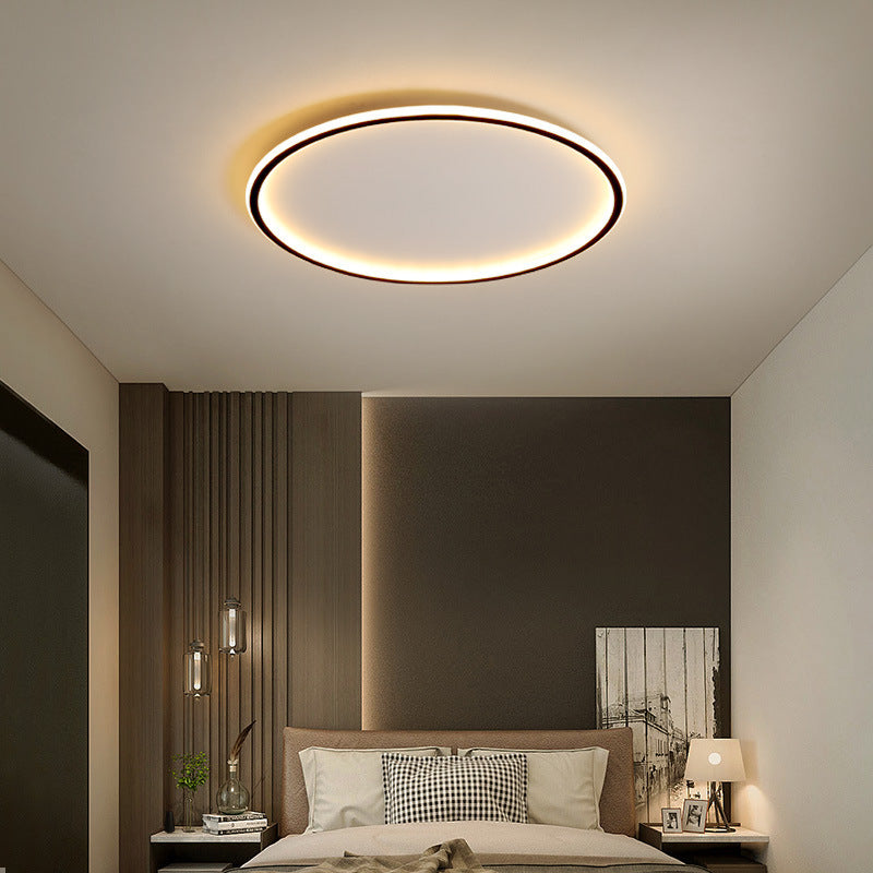 Round LED Ceiling Light Aluminium Flush Mount Tri Colour