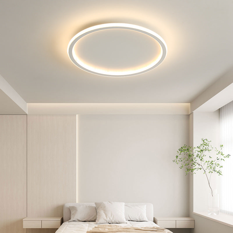 Round LED Ceiling Light Aluminium Flush Mount Tri Colour