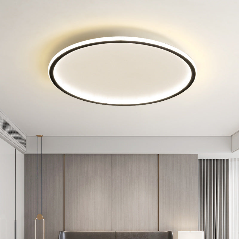 Round LED Ceiling Light Aluminium Flush Mount Tri Colour