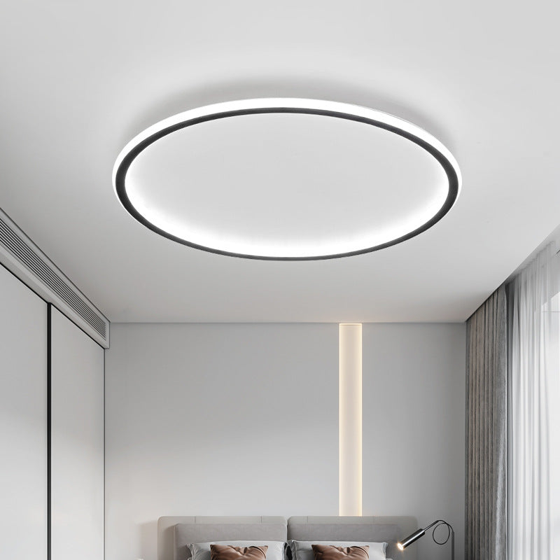 Round LED Ceiling Light Aluminium Flush Mount Tri Colour